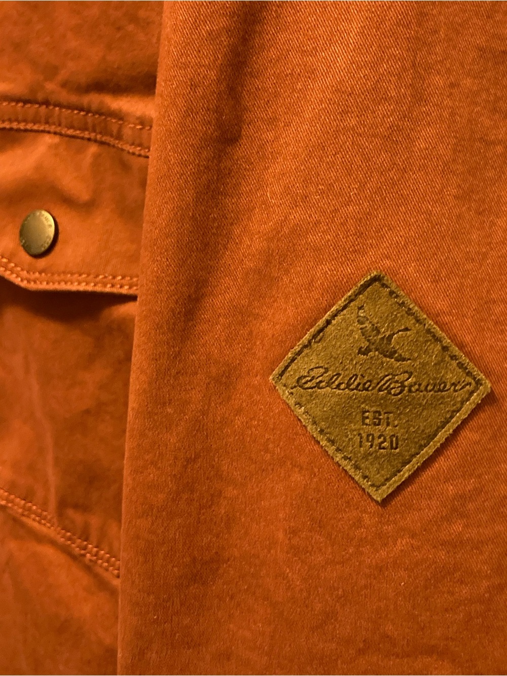 EDDIE BAUER Men's Legend Wash Flex Fleece-Lined Shirt Jacket - Size Medium - Picture 4 of 8